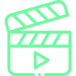 Video illustration icon branding