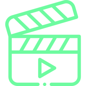 Video illustration icon branding